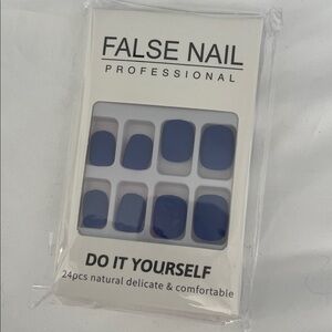 Blue Professional False Nail Set